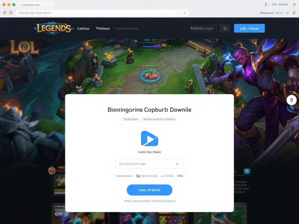 LOL官方网站下载页面使用教程详解