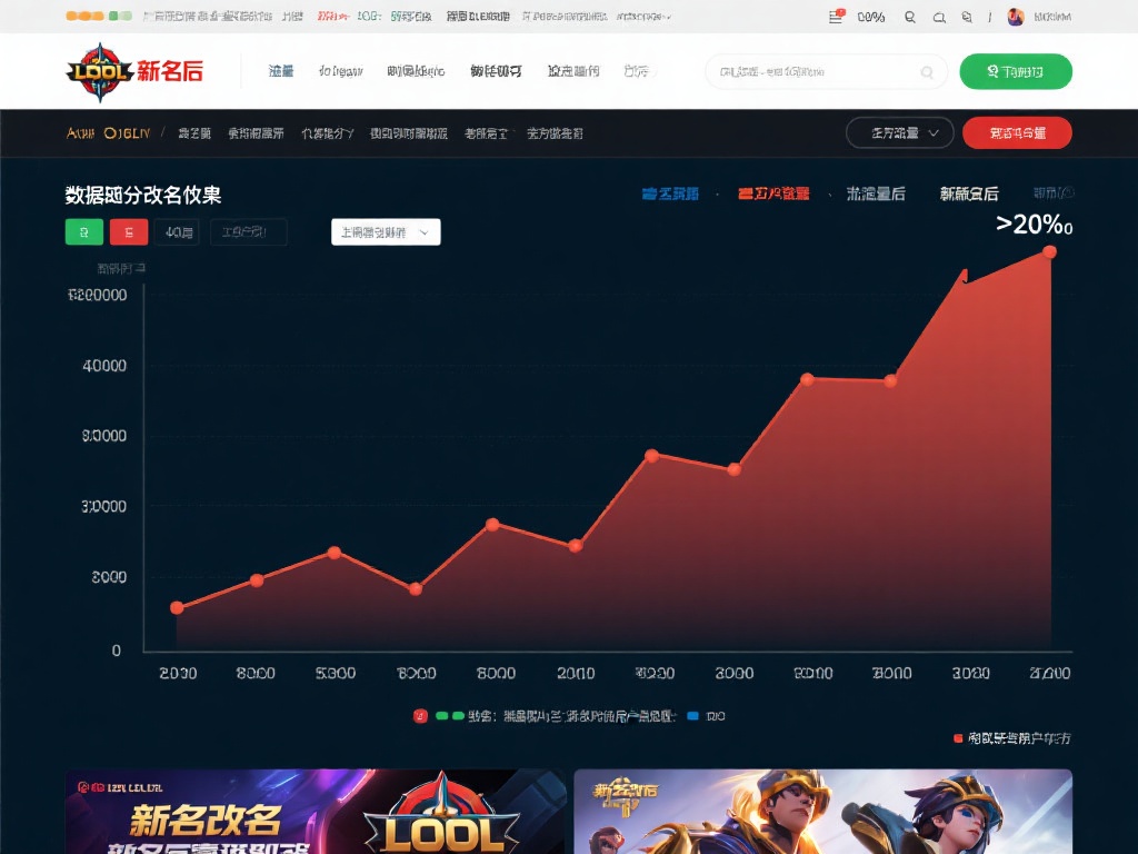 LOL官网更名后，官方网站流量表现如何？